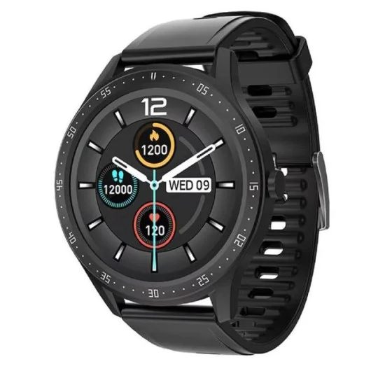 Porodo Vortex Smart Watch with Fitness And Health Tracking - Black
